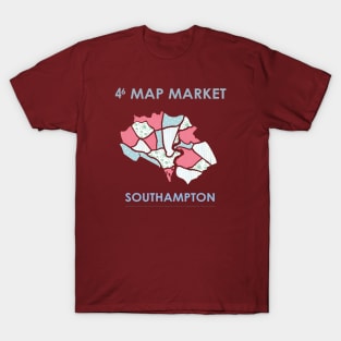 Southampton Map - Full Size T-Shirt